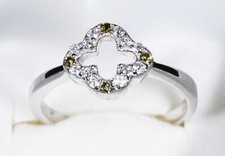 --- Bague en Argent 925/1000ème et Zircons - Réf.R1001017.8 --B7