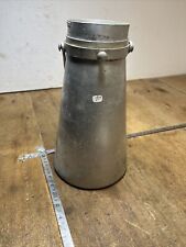ANCIEN POT À LAIT ALUMINIUM bidon vintage alu déco 1 Litre Conique, Rare Réf 10