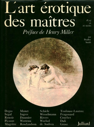 Livre art érotique des - livre, l'art