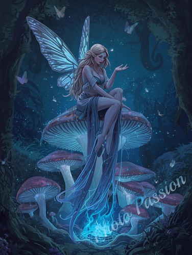 Poster fee foret enchantee - poster,