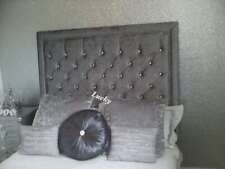 54" pouces de haut tête de lit velours écrasé joli design toutes tailles COULEURS pas cher