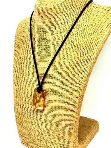 Pendentif ambre insecte - pendentif, cadeau