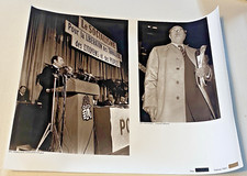 Photo argentique F. MITTERAND à grenoble  - 44 x 35 cm - Bel Etat