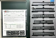 Lot de 6 voitures voyageurs Kato 106-013 New York Central Smooth Side échelle...