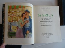 PAGNOL - MARIUS CESAR FANNY - 3 LIVRES - RELIURE -  1952