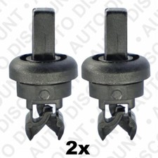 2 SUPPORTS FIXATION POUR PLAGE ARRIERE COFFRE CLIO, LAGUNA, MEGANE, MODUS SCENIC