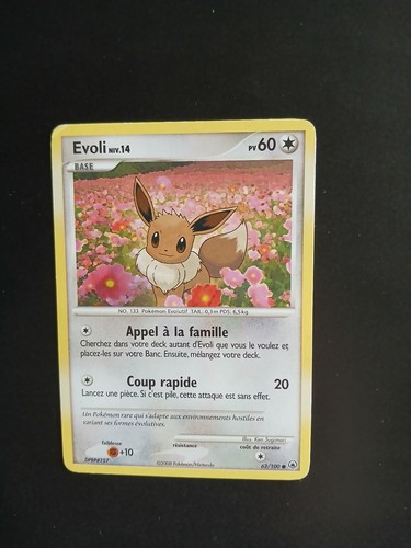 Carte pokémon evoli - evoli,