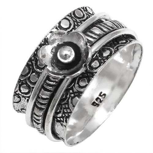 Bague toupie argent pour - bague,