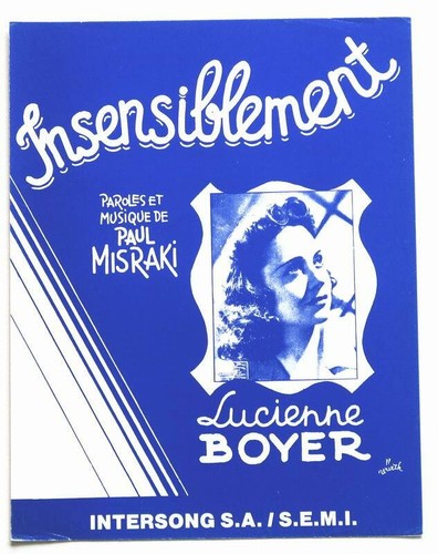 Partition sheet music lucienne - partition,