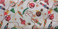 Coupon tissu Noël motifs