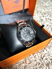 Stuhrling 3950 Homme Depthmaster Aquadiver Miyota Japonais Quartz 10 Gab