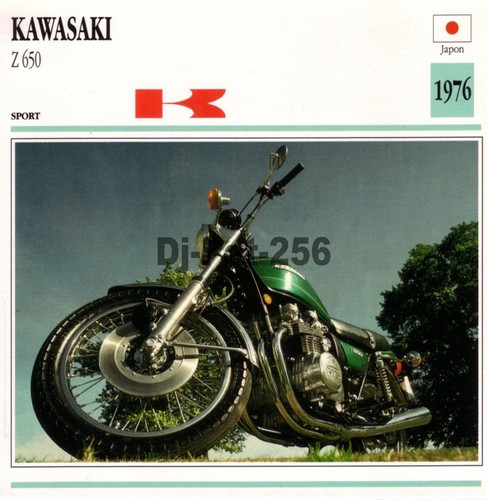 Fiche moto kawasaki - fiche, z