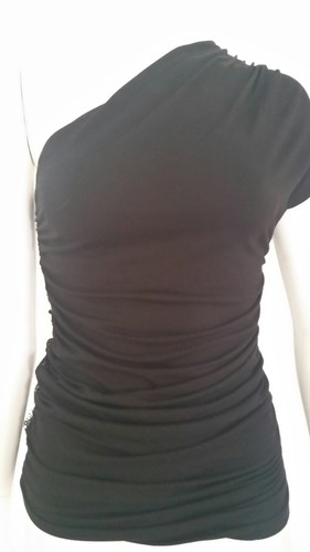 Bebe asymmetrical black top