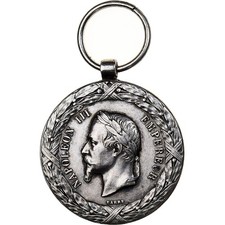 France, Napoléon III, Expédition du Méxique, History, Médaille, 1862-1863