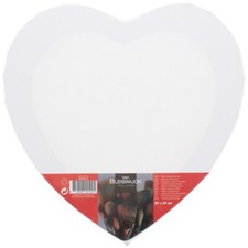 1 Toile à peindre Coeur 29 x