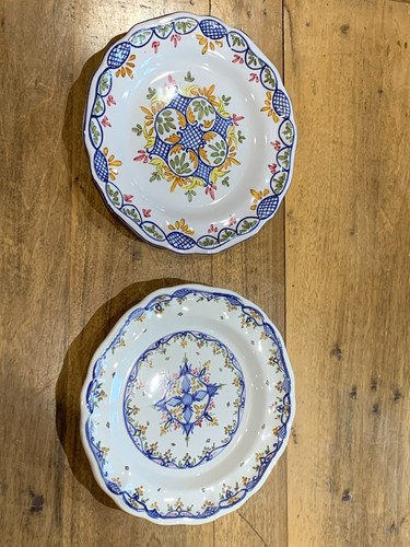 Lot assiettes faiencerie - lot,