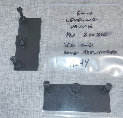 Emco compact lathe leveling - compact,