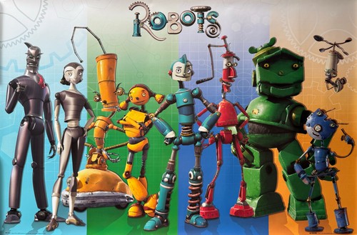Robots casting affiche - robots,