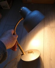 Ancienne Lampe Cocotte Flexible et Rotule bureau chevet métal vintage industriel