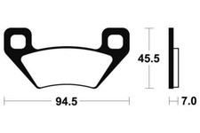 PLAQUETTES DE FREIN TECNIUM