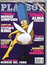 Playboy Novembre 2009 Alina Puscau Marge Simpson Neuf ! Scellé Usine !