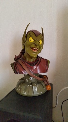 Figurine buste green goblin - figurine,