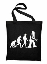 Something Somewhere Jutebeutel Robot Évolution Sac En Tissu Darwin