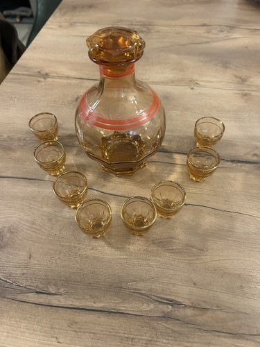 Service liqueur verre - à,
