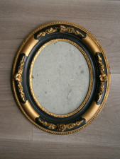 Cadre ovale 1860 bois - c-1860,