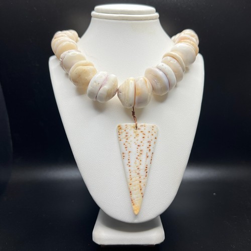 Puka shell necklace large - necklace,