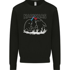 Sweat À Capuche Narwars Narwhal Parodie Baleine Pour Hommes