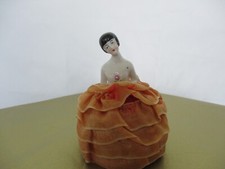 Girl with Rose & Skirted Pin