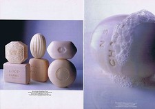 Publicité Advertising 016 1989 Chanel le savon  (2 pages)