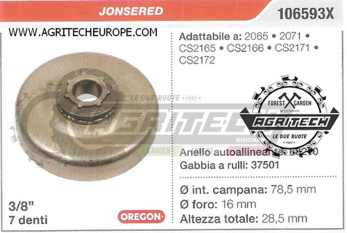 106593x oregon pignon - oregon, cloche