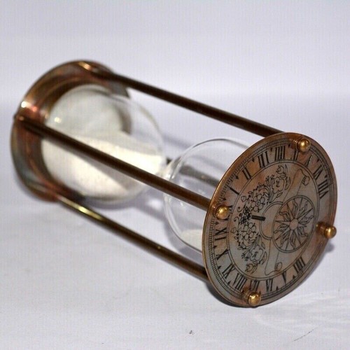 Ancien sablier nautique - , laiton