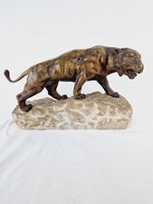 Statue Ancienne Bronze Signée