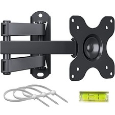 BONTEC Support TV Mural Fixation Support Mural Ecran PC Orientable et Inclinable