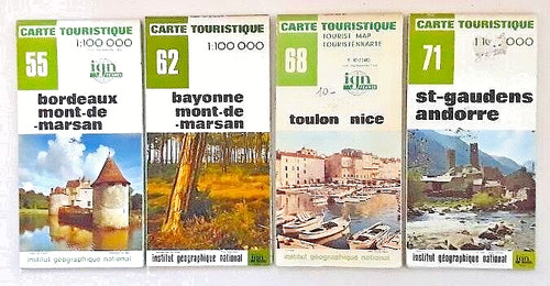 Lot cartes touristiques - 4,
