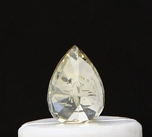 Poire diamant 19ct jaune - 0.19ct,