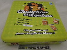 CHOUCHOU ET LOULOU (UN GARS UNE FILLE) JEU DE SOCIETE 3 Joueurs et+, envoi suivi