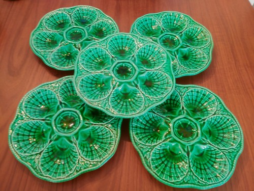 Assiettes à huîtres - 5,