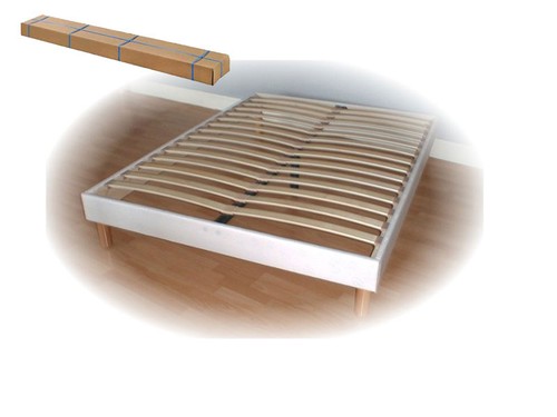 Sommier tapissier lattes en - lattes,