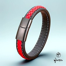 Bracelet WseSto noir rouge