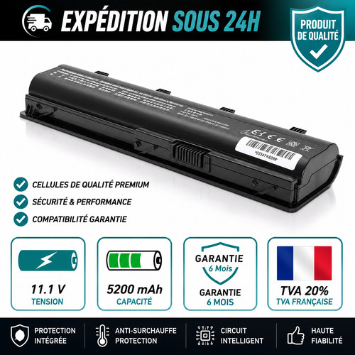 Batterie compatible pour - , hp