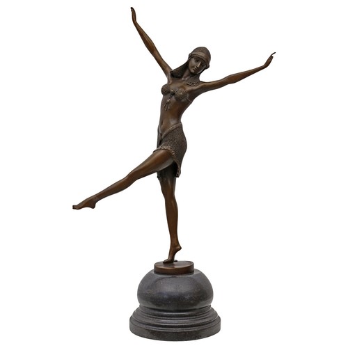 Statuette bronze danseuse - statuette,