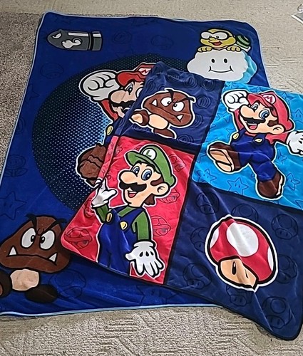 Nintendo mario bedding - mario, blanket