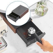 Tiroir à café en noyer pour