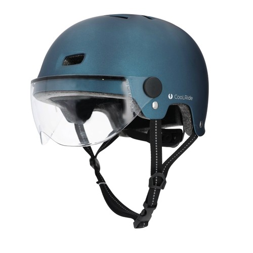 Casque velo adulte city bleu - adulte,