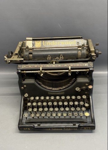 Underwood antique typewriter - underwood,