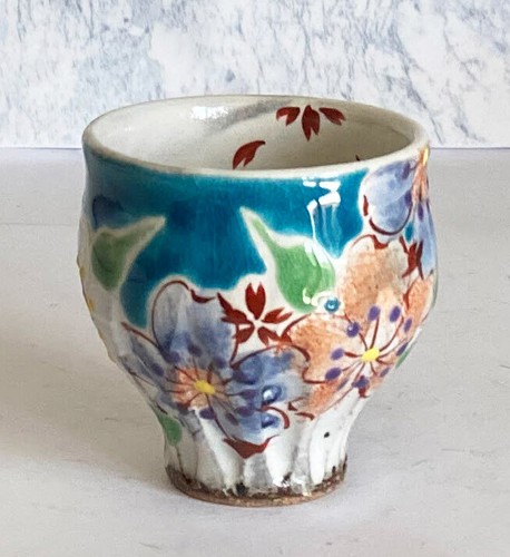 Kutani yaki guinomi sake tasse - kutani,